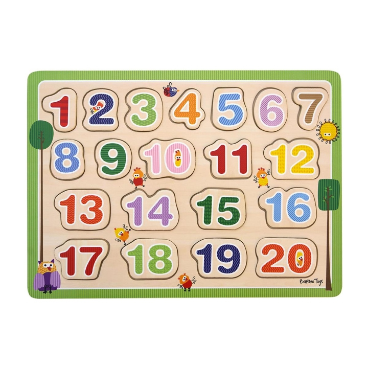 Barbo Toys Barbo Classic Wooden 1-2-3 Puzzle in the group TOYS, KIDS & BABY PRODUCTS / Toys / Puzzles at TP E-commerce Nordic AB (C79968)