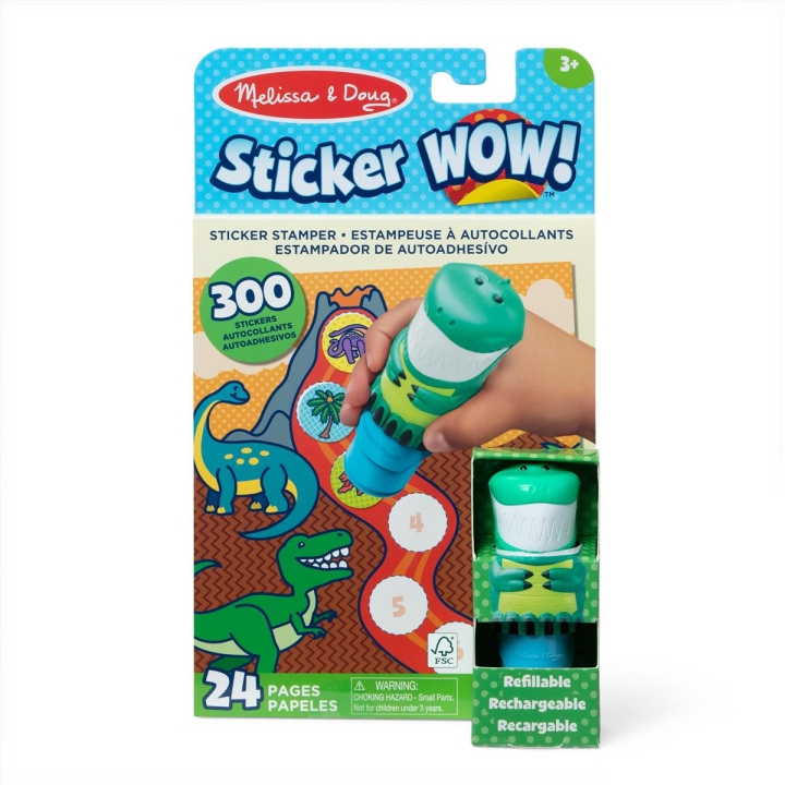 Melissa & Doug Sticker WOW! Dino with Book & Stickers in the group TOYS, KIDS & BABY PRODUCTS / Toys / Crafts at TP E-commerce Nordic AB (C79973)