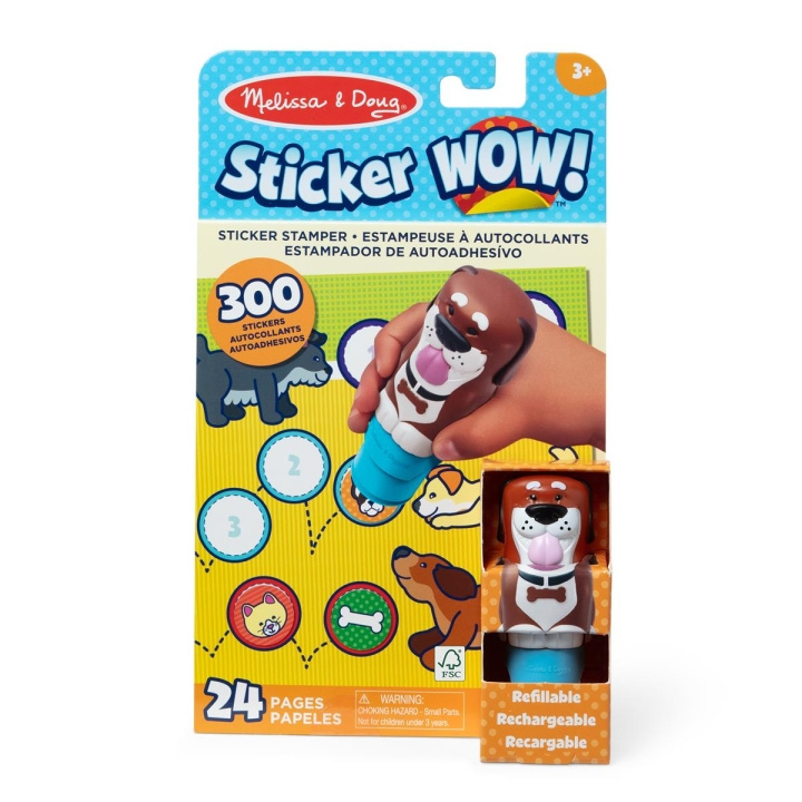 Melissa & Doug Sticker WOW! Dog with Book & Stickers in the group TOYS, KIDS & BABY PRODUCTS / Toys / Crafts at TP E-commerce Nordic AB (C79975)