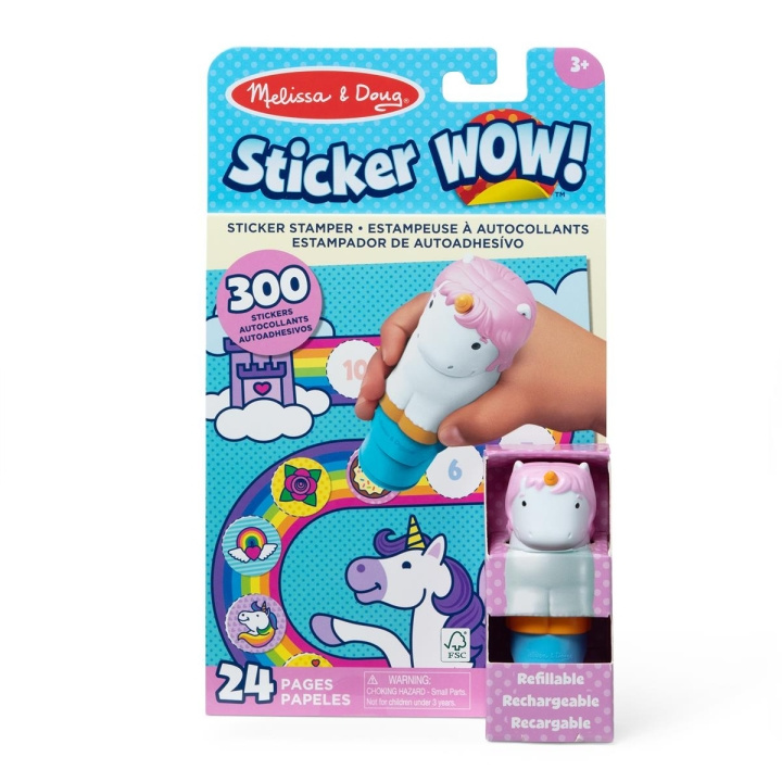 Melissa & Doug Sticker WOW! Unicorn with Book & Stickers in the group TOYS, KIDS & BABY PRODUCTS / Toys / Crafts at TP E-commerce Nordic AB (C79976)