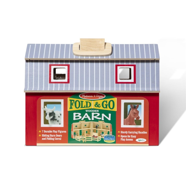 Melissa & Doug Wooden Fold & Go Barn in the group TOYS, KIDS & BABY PRODUCTS / Baby toys / Activity toys at TP E-commerce Nordic AB (C79980)