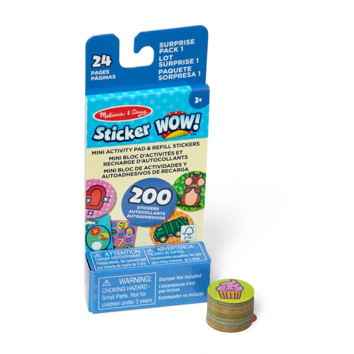 Melissa & Doug Sticker WOW! Mini Activity Pad & Refill Stickers : Surprise Pack 1 in the group TOYS, KIDS & BABY PRODUCTS / Toys / Crafts at TP E-commerce Nordic AB (C79985)