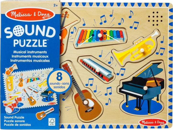 Melissa & Doug Sound Puzzle Musical Instruments in the group TOYS, KIDS & BABY PRODUCTS / Toys / Puzzles at TP E-commerce Nordic AB (C79996)