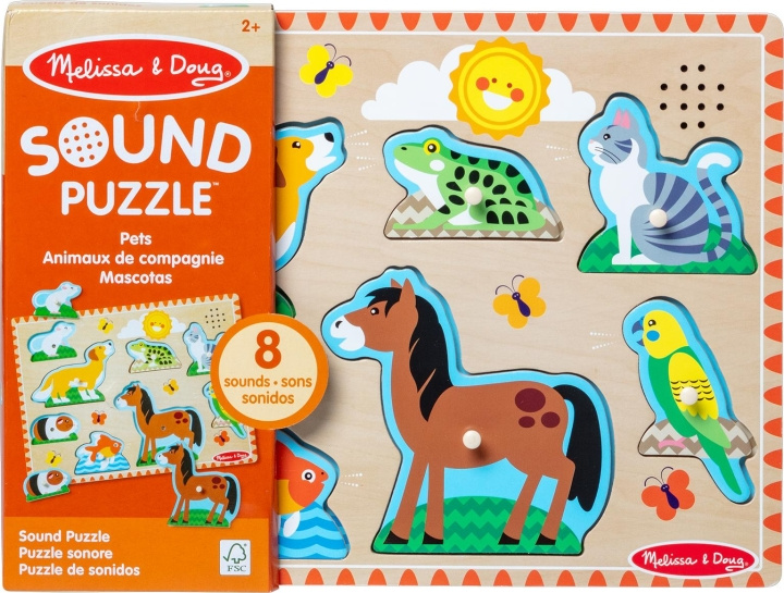 Melissa & Doug Sound Puzzle Pets in the group TOYS, KIDS & BABY PRODUCTS / Toys / Puzzles at TP E-commerce Nordic AB (C79998)