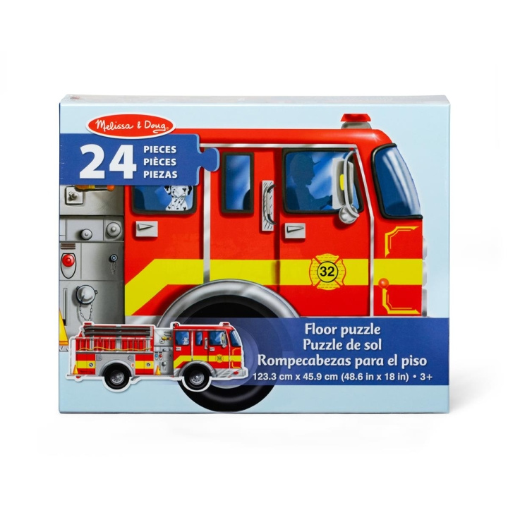 Melissa & Doug 24 pcs Floor Puzzle Giant Fire Engine in the group TOYS, KIDS & BABY PRODUCTS / Toys / Puzzles at TP E-commerce Nordic AB (C80002)