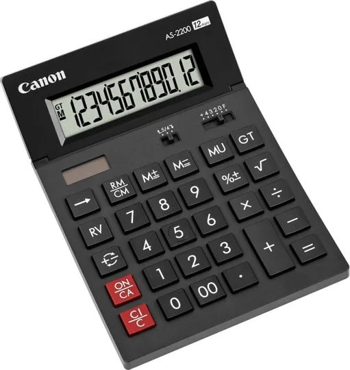 Canon AS-2200 desktop calculator in the group HOME, HOUSEHOLD & GARDEN / Office material / Other at TP E-commerce Nordic AB (C80020)