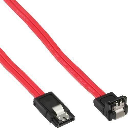 Cablexpert SATA III cable, 90°, 30 cm, red in the group COMPUTERS & PERIPHERALS / Computer cables / Internal / SATA at TP E-commerce Nordic AB (C80050)