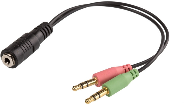 Cablexpert 4pin TRRS CTIA headset microphone adapter in the group HOME ELECTRONICS / Cables & Adapters / Audio analog / Adapters at TP E-commerce Nordic AB (C80051)