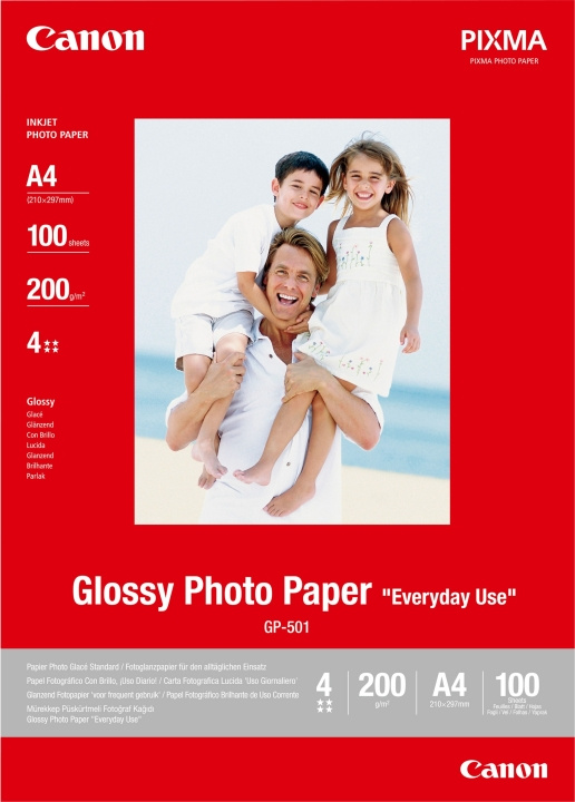 Canon GP-501 Glossy Photo Paper, A4, 100 sheets in the group HOME ELECTRONICS / Photo & Video / Photo equipment / Other at TP E-commerce Nordic AB (C80135)