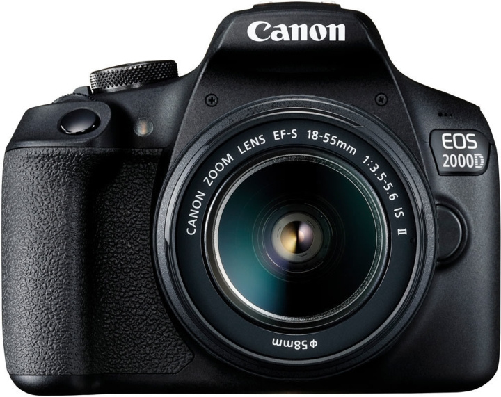 Canon EOS 2000D system camera + 18-55 mm IS II in the group HOME ELECTRONICS / Photo & Video / Cameras at TP E-commerce Nordic AB (C80180)