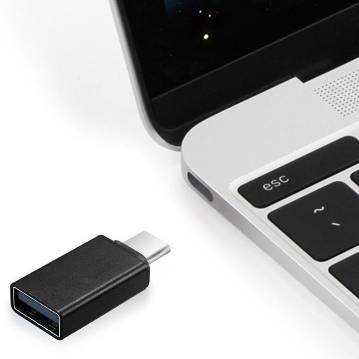 Cablexpert USB-C to A adapter in the group COMPUTERS & PERIPHERALS / Computer cables / USB / USB-C at TP E-commerce Nordic AB (C80181)