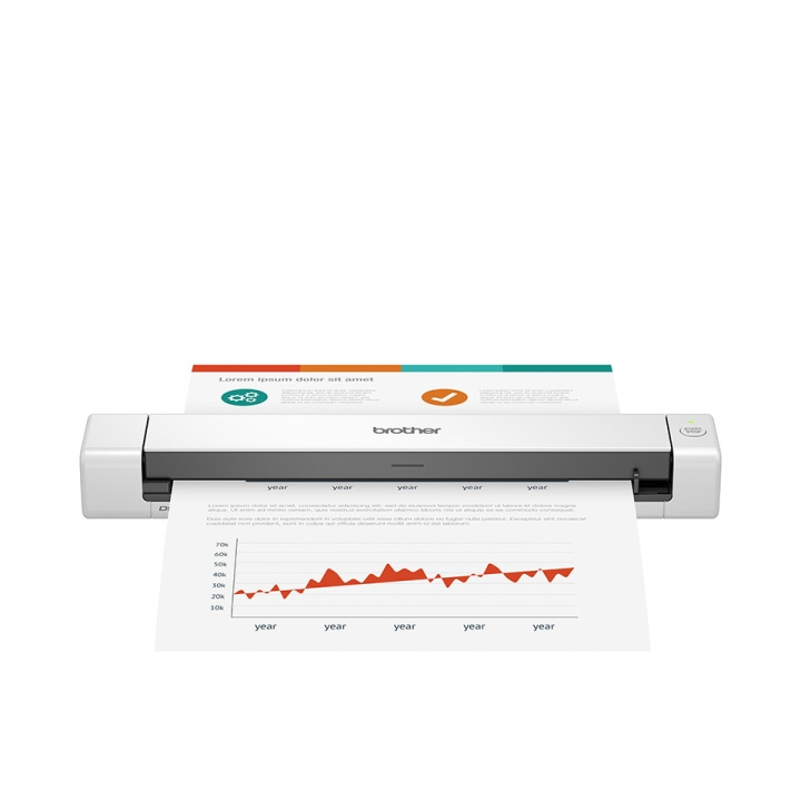 Brother DS-640 mobile scanner in the group COMPUTERS & PERIPHERALS / Printers & Accessories / Printers / 3D printers & Accessories / Skrivare at TP E-commerce Nordic AB (C80238)