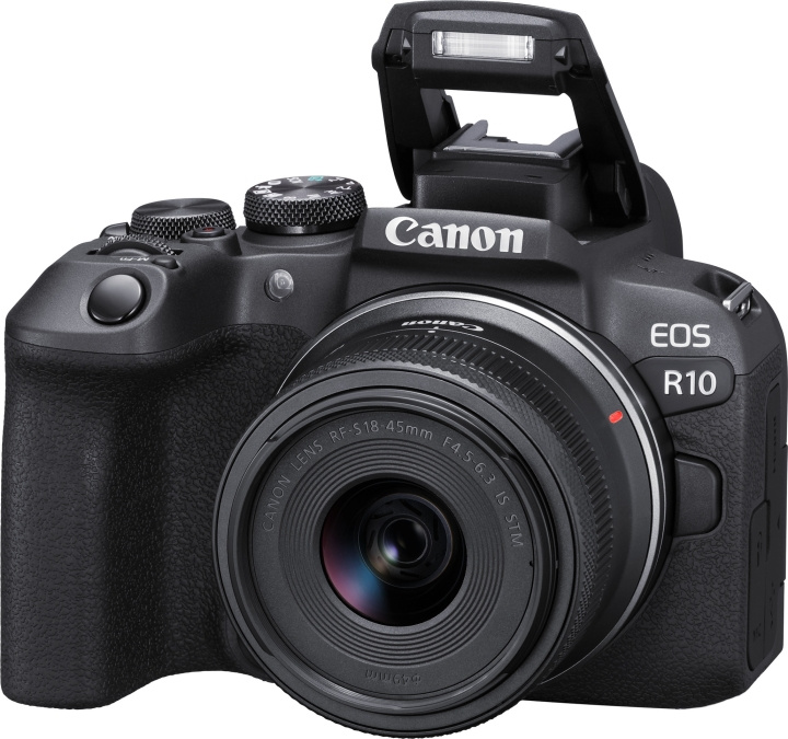 Canon EOS R10 + 18-45mm lens in the group HOME ELECTRONICS / Photo & Video / Cameras at TP E-commerce Nordic AB (C80328)