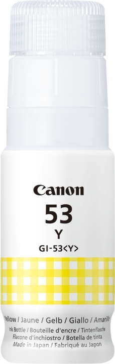 Canon GI-53Y black bottle, yellow in the group COMPUTERS & PERIPHERALS / Printers & Accessories / Ink & Toner / Ink cartridges / Canon at TP E-commerce Nordic AB (C80333)