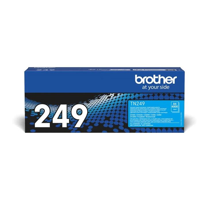 Brother TN249C laser ink cartridge, cyan in the group COMPUTERS & PERIPHERALS / Printers & Accessories / Ink & Toner / Ink cartridges / Brother at TP E-commerce Nordic AB (C80403)