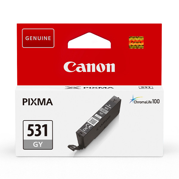 Canon CLI-531GY ink cartridge, grey in the group COMPUTERS & PERIPHERALS / Printers & Accessories / Ink & Toner / Ink cartridges / Canon at TP E-commerce Nordic AB (C80425)