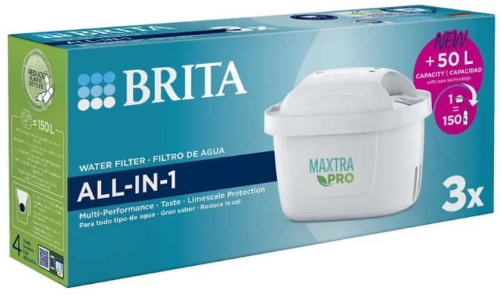 BRITA Maxtra Pro filter, 3 pcs in the group HOME, HOUSEHOLD & GARDEN / Kitchen utensils / Other kitchen tools at TP E-commerce Nordic AB (C80441)