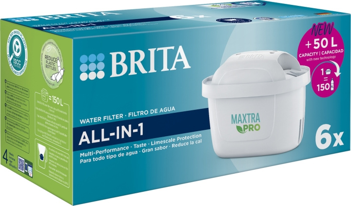 BRITA Maxtra Pro filter, 6 pcs in the group HOME, HOUSEHOLD & GARDEN / Kitchen utensils / Other kitchen tools at TP E-commerce Nordic AB (C80442)