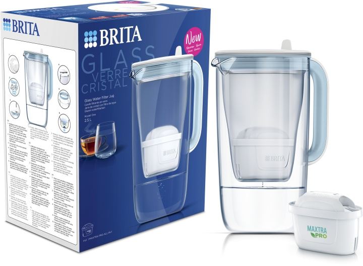 BRITA Glass Jug, glass, 1,5L in the group HOME, HOUSEHOLD & GARDEN / Kitchen utensils / Other kitchen tools at TP E-commerce Nordic AB (C80444)