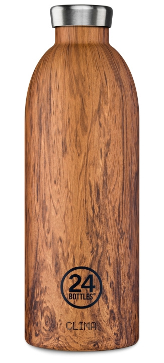 24Bottles - Clima Bottle 0,85 L - Sequoia Wood Print (24B437) in the group Sport, leisure & Hobby / Outdoor recreation / Thermoses & Water Bottles at TP E-commerce Nordic AB (C80545)