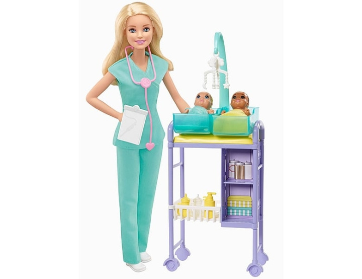 Barbie Baby Doctor Doll (GKH23) in the group TOYS, KIDS & BABY PRODUCTS / Toys / Docks & Accessories at TP E-commerce Nordic AB (C80548)