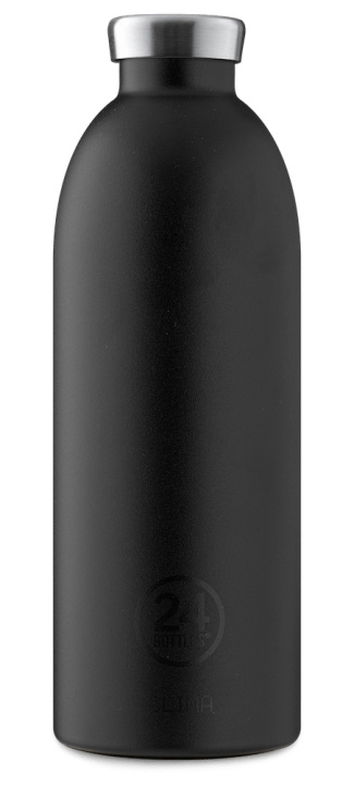 24Bottles - Clima Bottle 0,85 L - Stone Finish - Tuxedo Black (24B452) in the group Sport, leisure & Hobby / Outdoor recreation / Thermoses & Water Bottles at TP E-commerce Nordic AB (C80559)