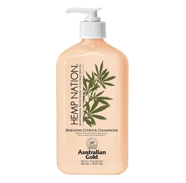 Australian Gold Hemp Nation Sparkling Citrus & Champagne Tan Extender Body Lotion 535 ml in the group BEAUTY & HEALTH / Skin care / Body health / Body lotion at TP E-commerce Nordic AB (C80575)