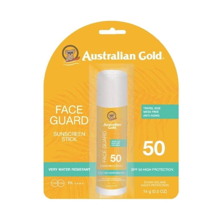 Australian Gold Face Guard Sunscreen Stick SPF 50 in the group BEAUTY & HEALTH / Skin care / Tanning / Sunscreen at TP E-commerce Nordic AB (C80583)