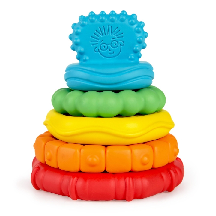 Baby Einstein Stack & Teethe™ Multi-Textured Teether Toy - (BE-12356) in the group TOYS, KIDS & BABY PRODUCTS / Toys / Toys at TP E-commerce Nordic AB (C80638)