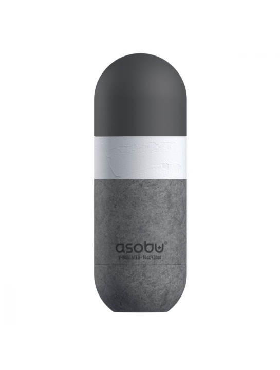 Asobu Orb Drinkingbottle 400ml - Concrete look - (84259105011) in the group Sport, leisure & Hobby / Outdoor recreation / Thermoses & Water Bottles at TP E-commerce Nordic AB (C80659)