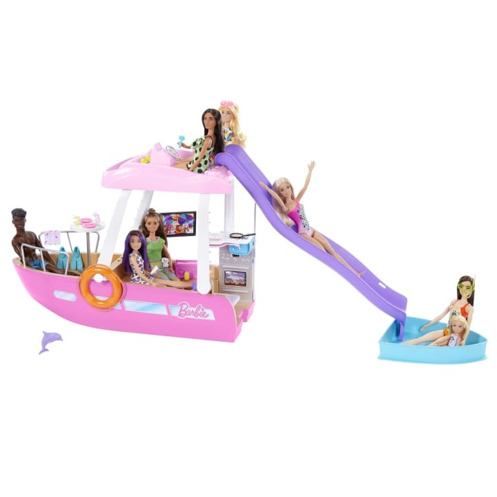 Barbie DreamBoat Playset (HJV37) in the group TOYS, KIDS & BABY PRODUCTS / Toys / Docks & Accessories at TP E-commerce Nordic AB (C80682)