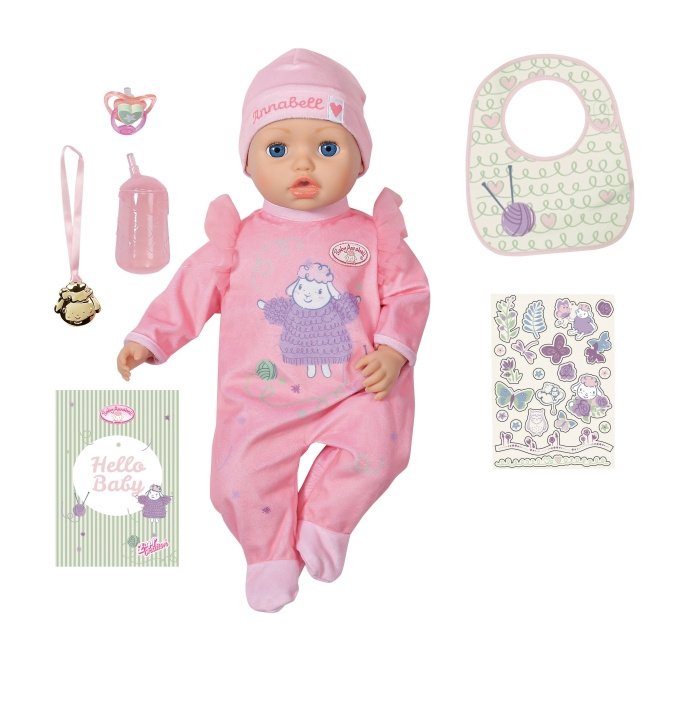 Baby Annabell Interactive Annabell 43cm (706626) in the group TOYS, KIDS & BABY PRODUCTS / Toys / Docks & Accessories at TP E-commerce Nordic AB (C80724)