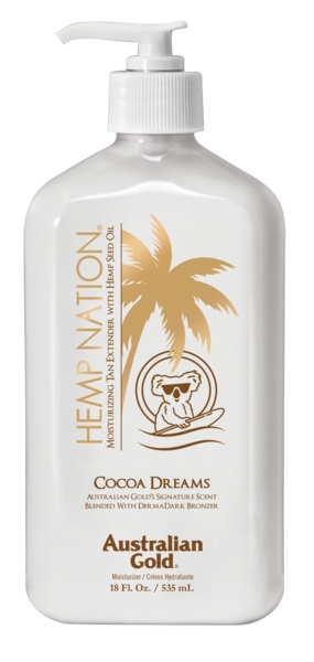 Australian Gold Hemp Nation Cocoa Dreams Tan Extender Body Lotion 535 ml in the group BEAUTY & HEALTH / Skin care / Tanning / Sunless tanning at TP E-commerce Nordic AB (C80737)