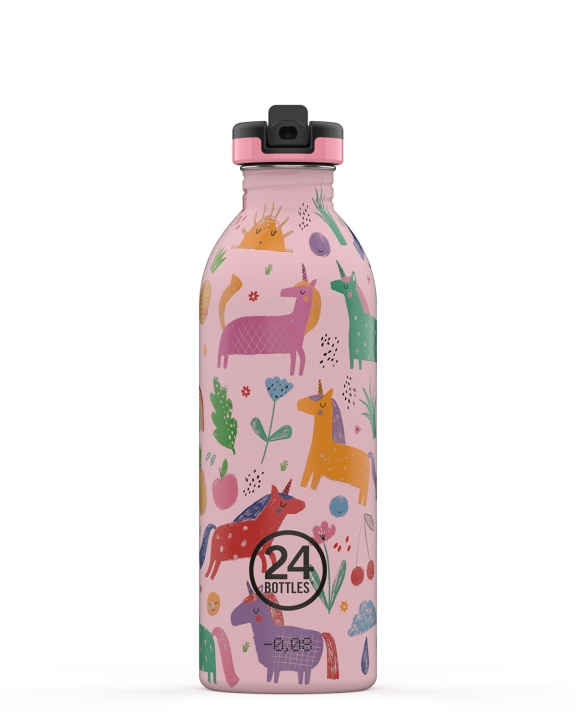 24Bottles - Kids Collection - Urban Bottle 500 ml w. Sports Lid - Magic Friends (24B914) in the group Sport, leisure & Hobby / Outdoor recreation / Thermoses & Water Bottles at TP E-commerce Nordic AB (C80739)