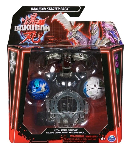 Bakugan Special Attack Nillious, Titanium Dragonoid & Titanium Trox in the group TOYS, KIDS & BABY PRODUCTS / Toys / Toys at TP E-commerce Nordic AB (C80751)