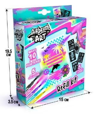 Airbrush Plush Airbrush Art - Refill (1014) in the group TOYS, KIDS & BABY PRODUCTS / Toys / Draw & Count at TP E-commerce Nordic AB (C80800)