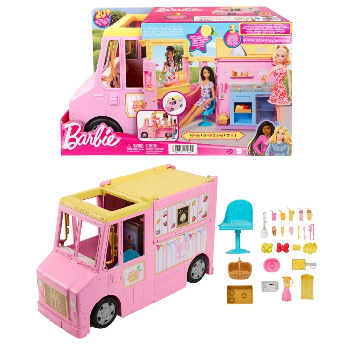 Barbie Lemonade Truck with 25pcs. (HPL71) in the group TOYS, KIDS & BABY PRODUCTS / Toys / Docks & Accessories at TP E-commerce Nordic AB (C80807)