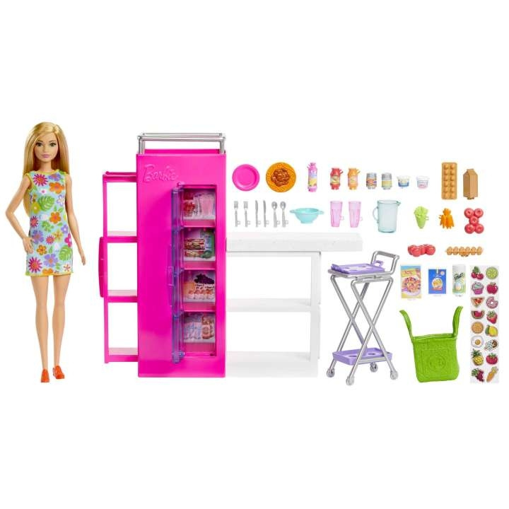 Barbie Dream Pantry Playset (HJV38) in the group TOYS, KIDS & BABY PRODUCTS / Toys / Docks & Accessories at TP E-commerce Nordic AB (C80809)