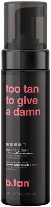 b.tan Too Tan To Give A Damn Tan Mousse 200 ml in the group BEAUTY & HEALTH / Skin care / Tanning / Sunless tanning at TP E-commerce Nordic AB (C80846)