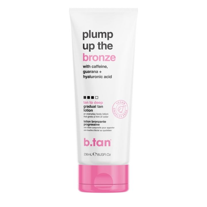 b.tan Plump Up The Bronze Tan To Deep Gradual Lotion 236 ml in the group BEAUTY & HEALTH / Skin care / Tanning / Sunless tanning at TP E-commerce Nordic AB (C80852)