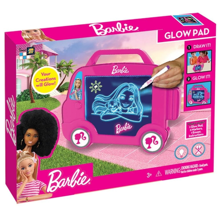 Barbie Drawing Board - Glow Pad (AM-5114) in the group TOYS, KIDS & BABY PRODUCTS / Toys / Draw & Count at TP E-commerce Nordic AB (C80885)