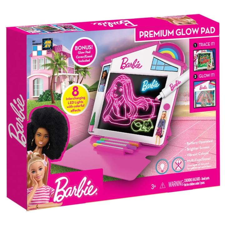 Barbie Drawing Board - Dreamhouse Premium Glow Pad (AM-5115) in the group TOYS, KIDS & BABY PRODUCTS / Toys / Draw & Count at TP E-commerce Nordic AB (C80886)