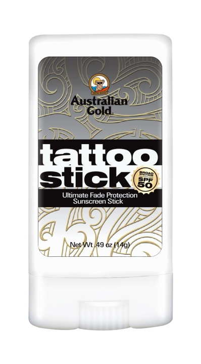 Australian Gold Sunscreen Stick for Tatoos SPF 50 14 g in the group BEAUTY & HEALTH / Skin care / Tanning / Sunscreen at TP E-commerce Nordic AB (C80899)