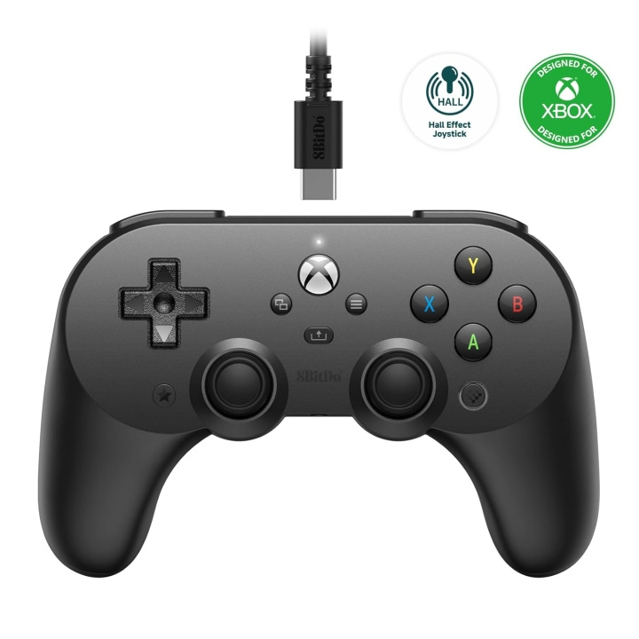 8Bitdo Pro 2 Wired Xbox Gamepad Black in the group HOME ELECTRONICS / Game consoles & Accessories / Xbox One at TP E-commerce Nordic AB (C80903)