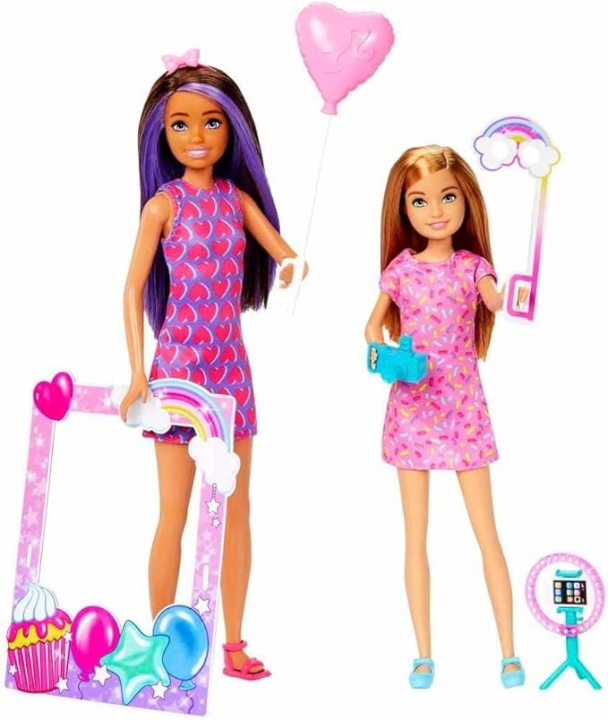 Barbie Celebration Fun Birthday Skipper and Stacie Doll (HKB12) in the group TOYS, KIDS & BABY PRODUCTS / Toys / Docks & Accessories at TP E-commerce Nordic AB (C80905)