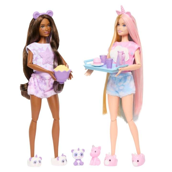 Barbie Cutie Reveal Slumber Party Gift Set (HRY15) in the group TOYS, KIDS & BABY PRODUCTS / Toys / Docks & Accessories at TP E-commerce Nordic AB (C80908)