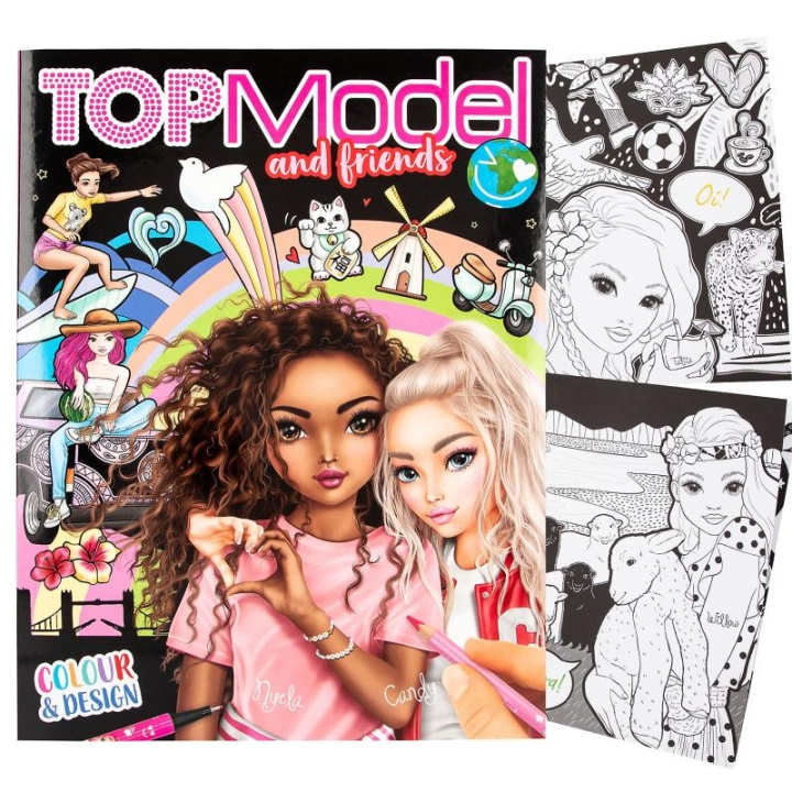 TOPModel Colour & Design Book - (412451) in the group TOYS, KIDS & BABY PRODUCTS / Toys / Draw & Count at TP E-commerce Nordic AB (C80985)