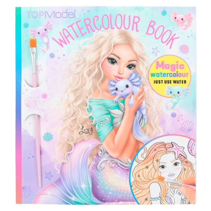 TOPModel Watercolour Book MERMAID - (412414) in the group TOYS, KIDS & BABY PRODUCTS / Toys / Draw & Count at TP E-commerce Nordic AB (C80986)