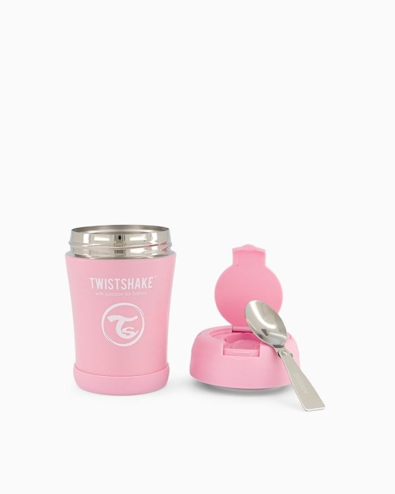 Twistshake Insulated Food Container 350ml Pastel Pink in the group TOYS, KIDS & BABY PRODUCTS / Eat & Drink / Children\'s tableware at TP E-commerce Nordic AB (C80990)