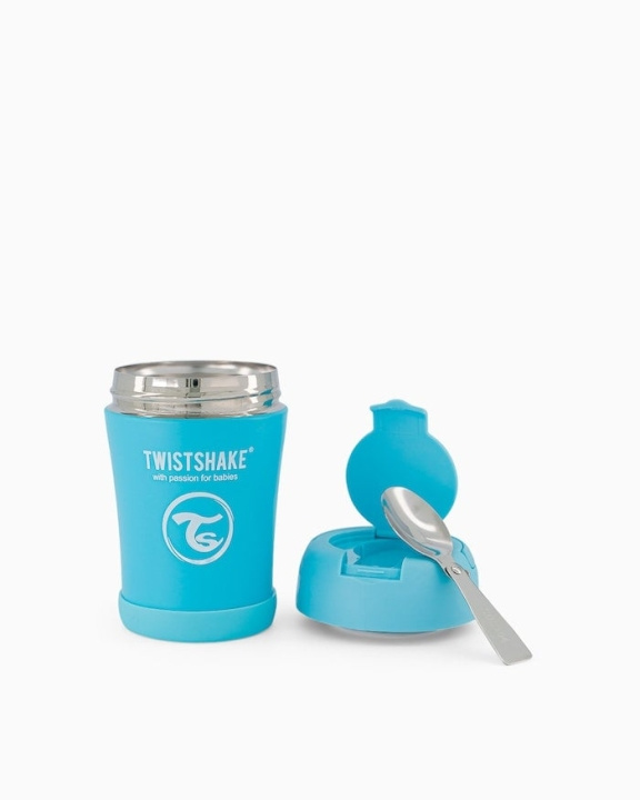 Twistshake Insulated Food Container 350ml Pastel Blue in the group TOYS, KIDS & BABY PRODUCTS / Eat & Drink / Children\'s tableware at TP E-commerce Nordic AB (C80992)